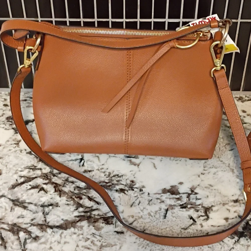 NWT See By Chloe Joan Leather Crossbody NWT In Tan - Picture 6 of 9